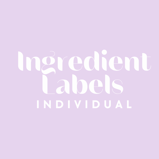 Individual Ingredient Labels